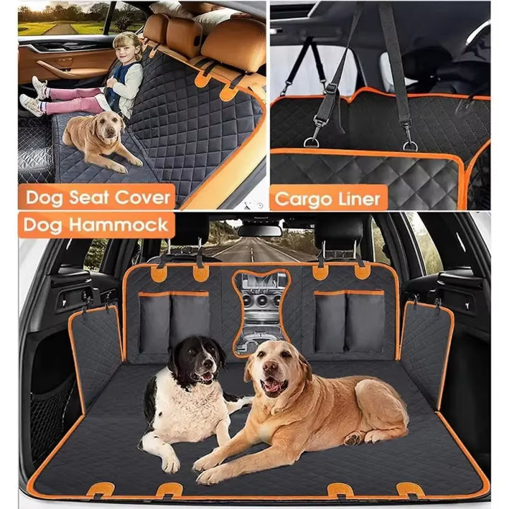 Hard Bottom Dog Car Seat Cover Car Back Seat Extender Dogs Fit for All Cars Dog Car Waterproof Seat Cover for Back Seat